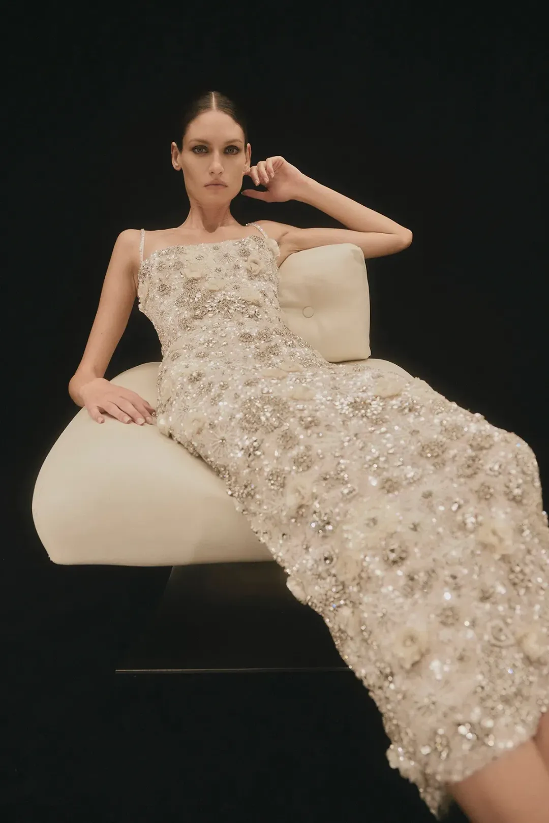 Rachel Gilbert Francesca Gown Dress Ivory Size 0 / AU 6 for rent on The Volte - main image