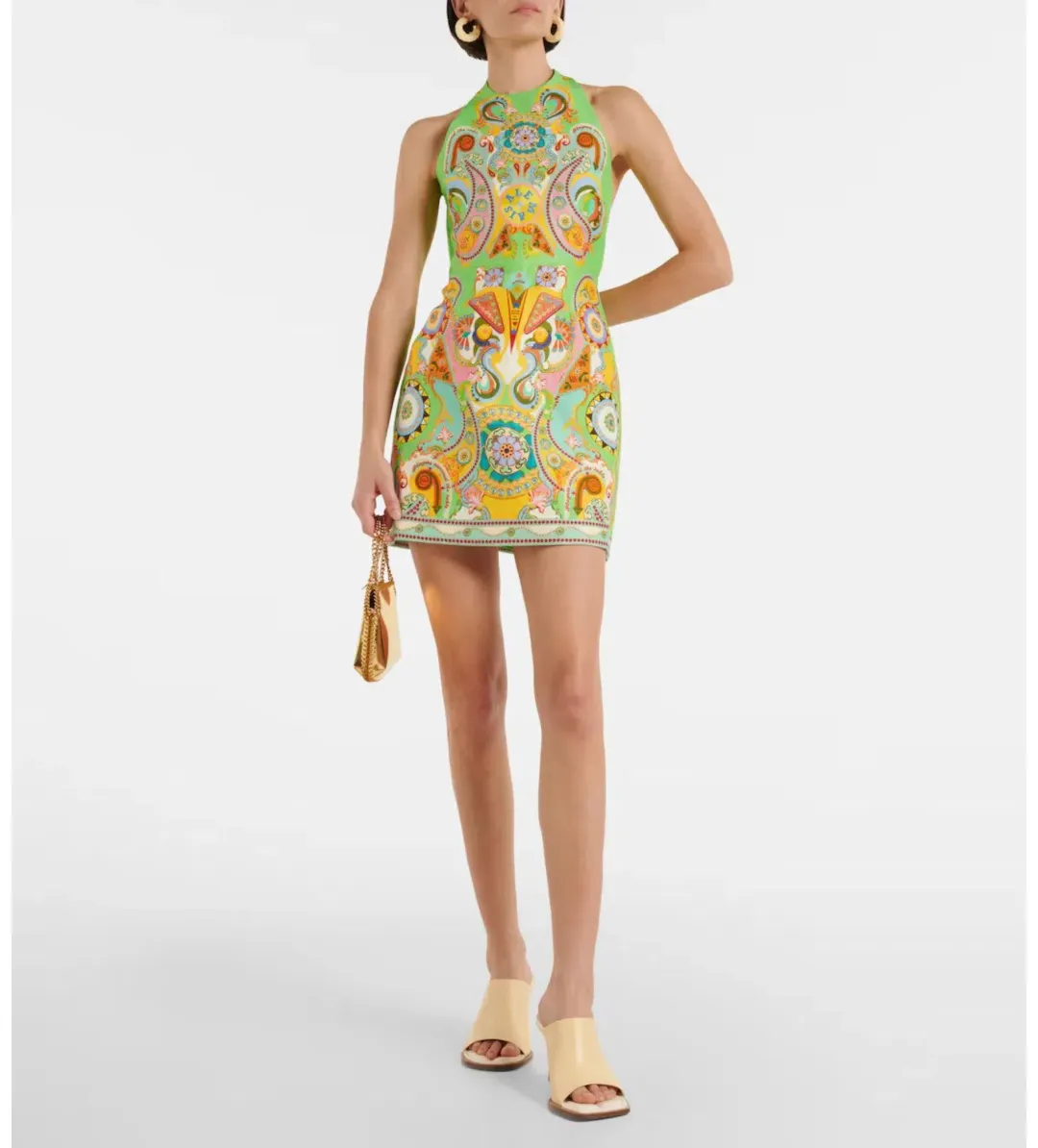 Alemais Pinball Print Mini Dress Multi Size AU 10 for rent on The Volte - main image