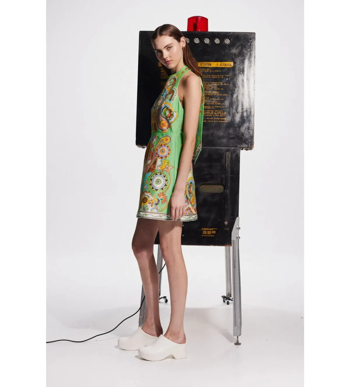 Alemais Pinball Print Mini Dress Multi Size AU 10 - Image 3