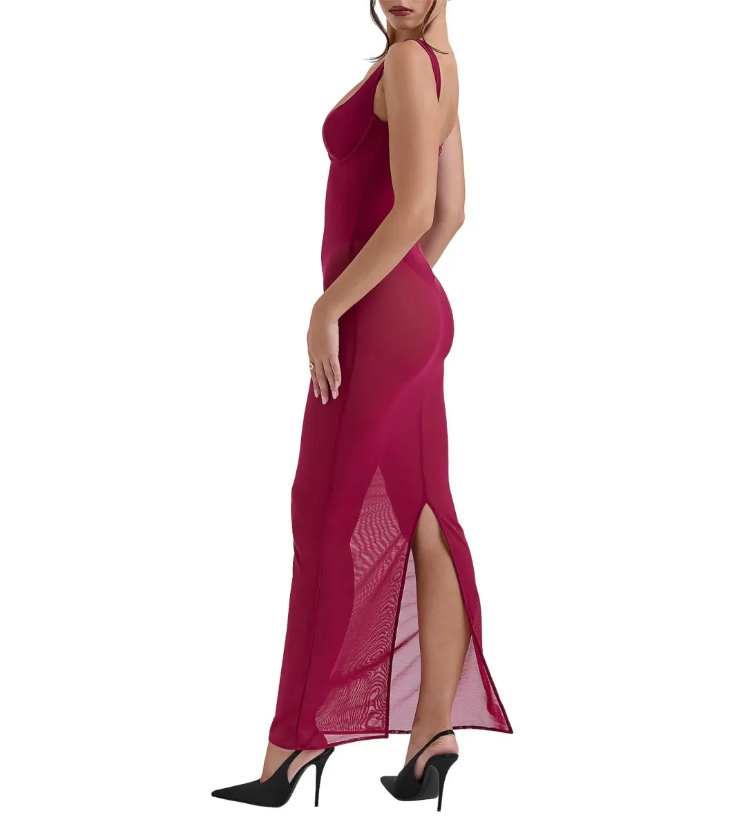 House Of Cb Robina Dress Red Size Xs / Au 6 for rent on The Volte - main image
