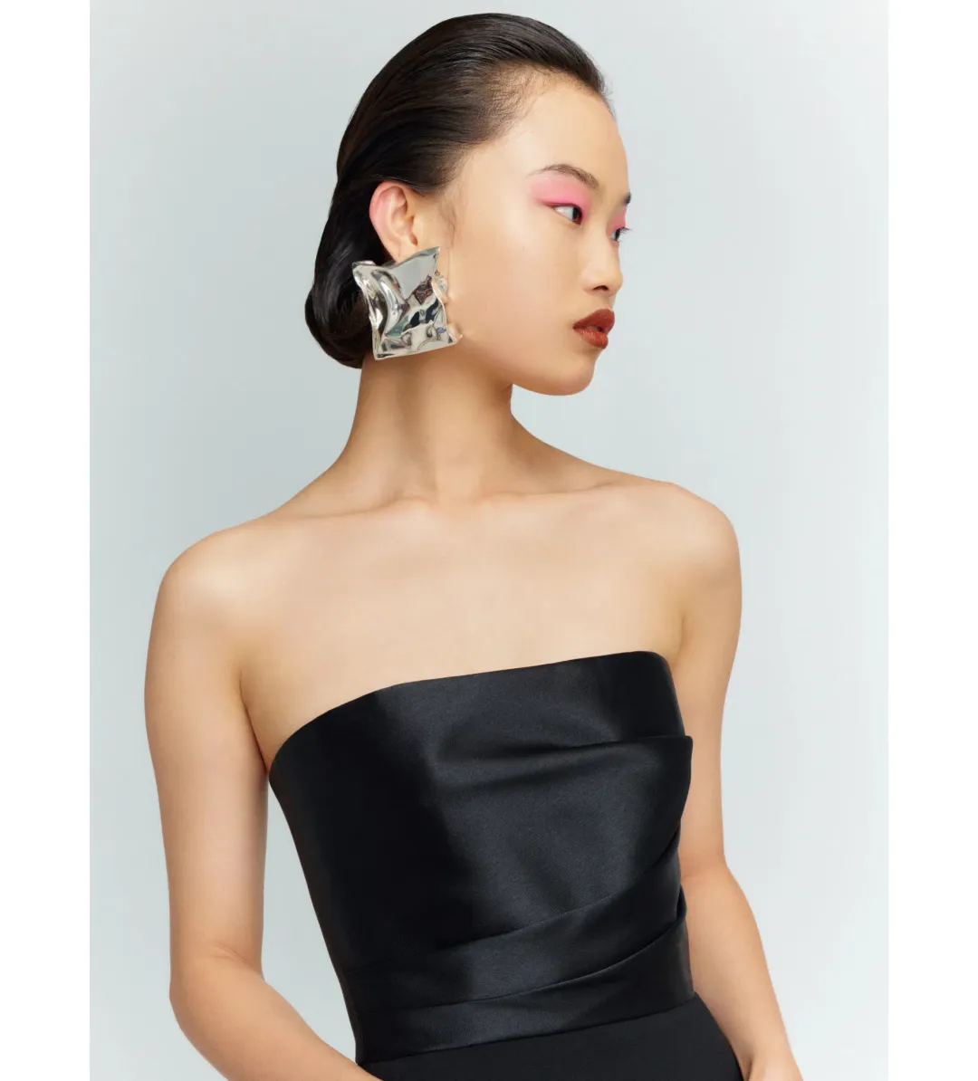 Solace London Afra Maxi Dress in Black Size 8 for rent on The Volte - main image