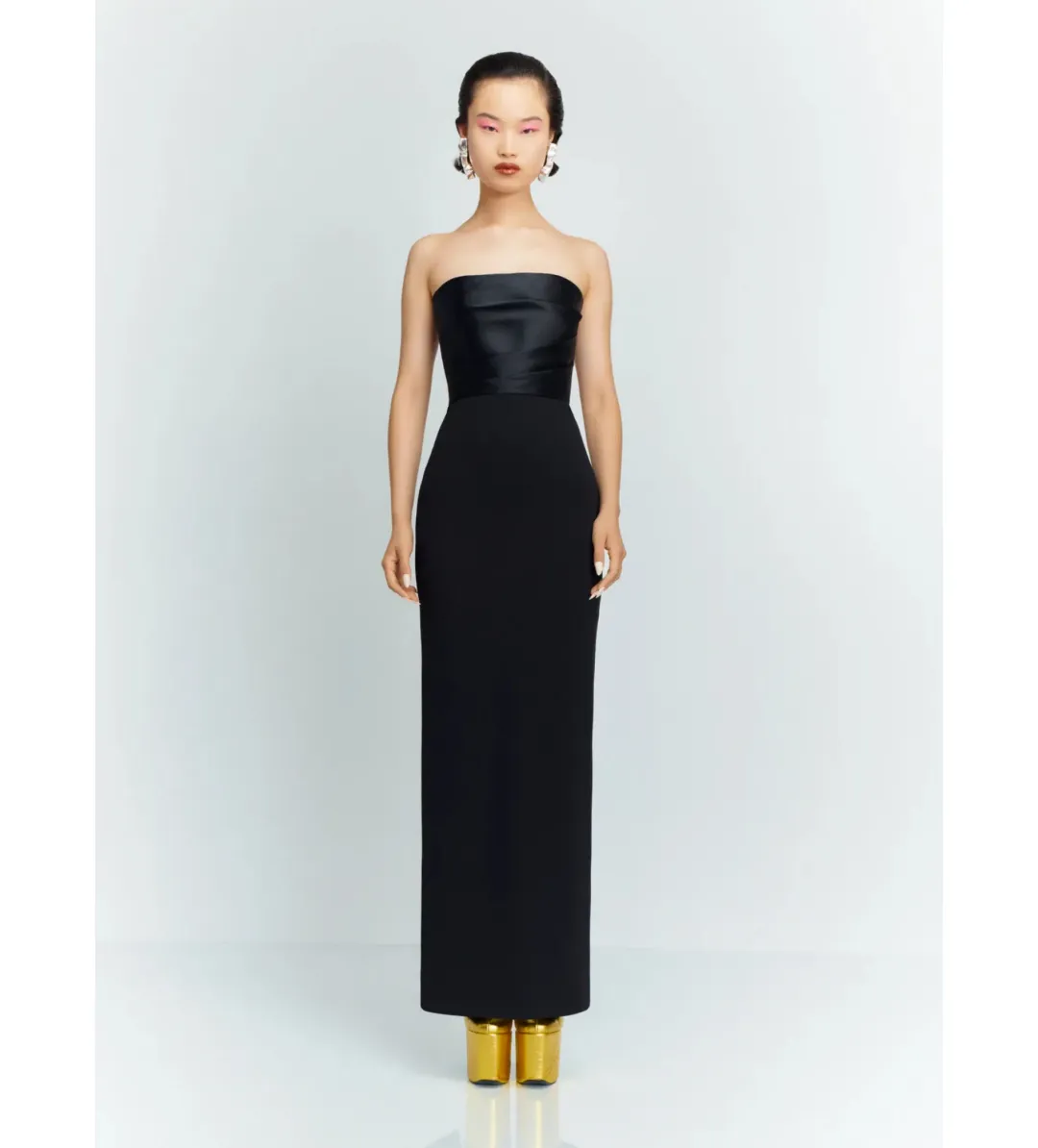 Solace London Afra Maxi Dress in Black Size 8 for rent on The Volte - main image