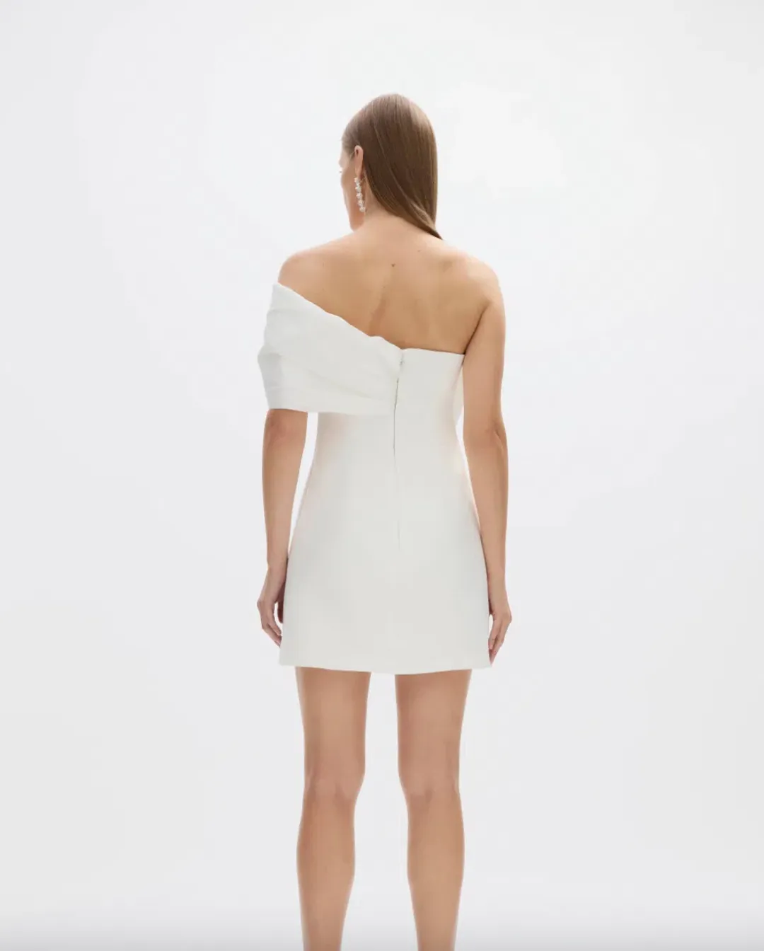 Rachel Gilbert Kace Mini Dress Ivory Size 3 / AU 12 for rent on The Volte - main image