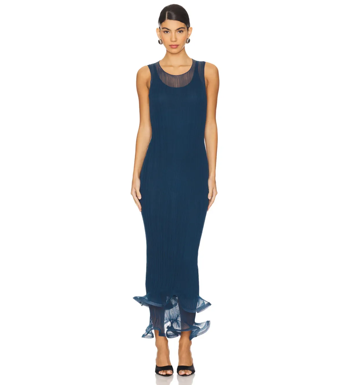 SIMKHAI Daniella Sleeveless Midi dress in Celestial Size 8/S - Image 1