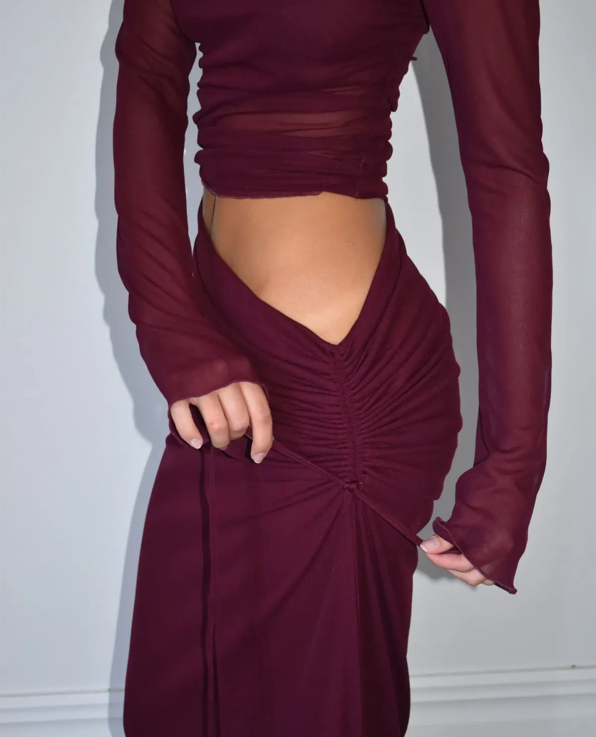 Benni Mable Maxi Dress Plum Size 10 - Image 4