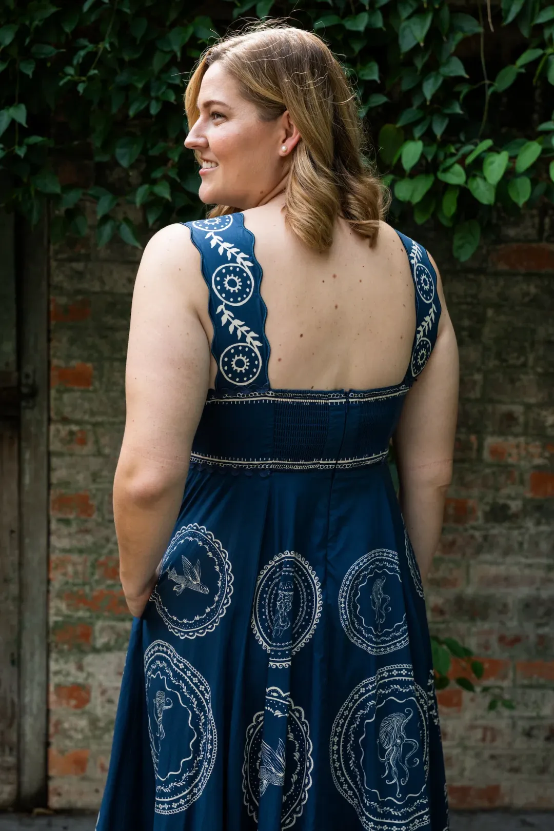 Alemais Oceane Summer Dress Midi Size AU 14 for rent on The Volte - main image