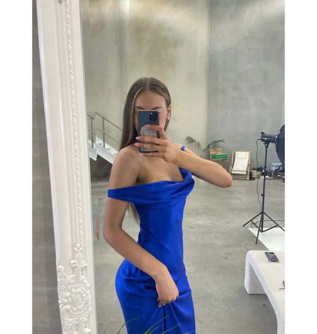 Natalie Rolt Monika Gown Electric Blue Size 0 / AU 6 for rent on The Volte - main image