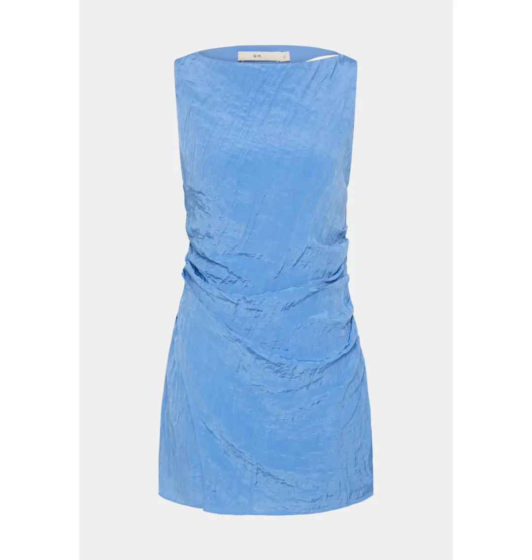 Sir the Label Ligera Mini Dress Cornflower Size AU 10 for rent on The Volte - main image