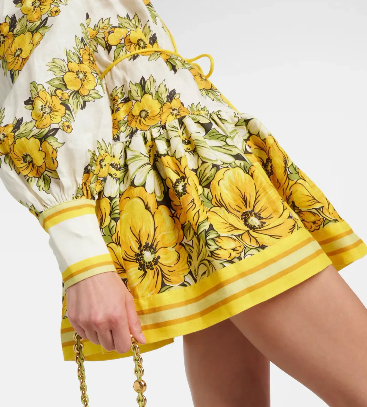 Alemais Gisela Floral Linen Shirt Dress - Image 3