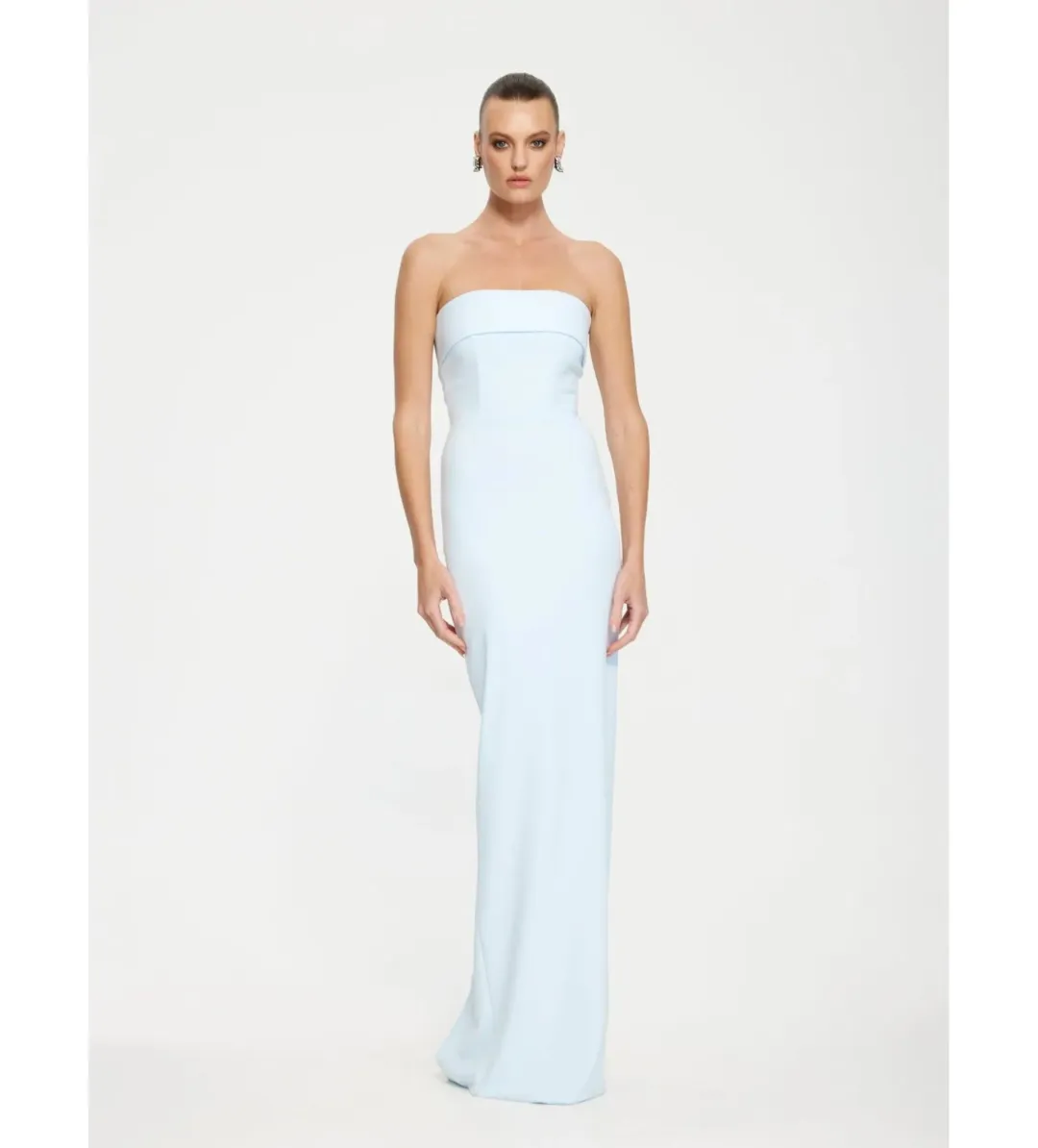 Effie Kats Monroe Gown Ice Blue Size AU 8 for rent on The Volte - main image