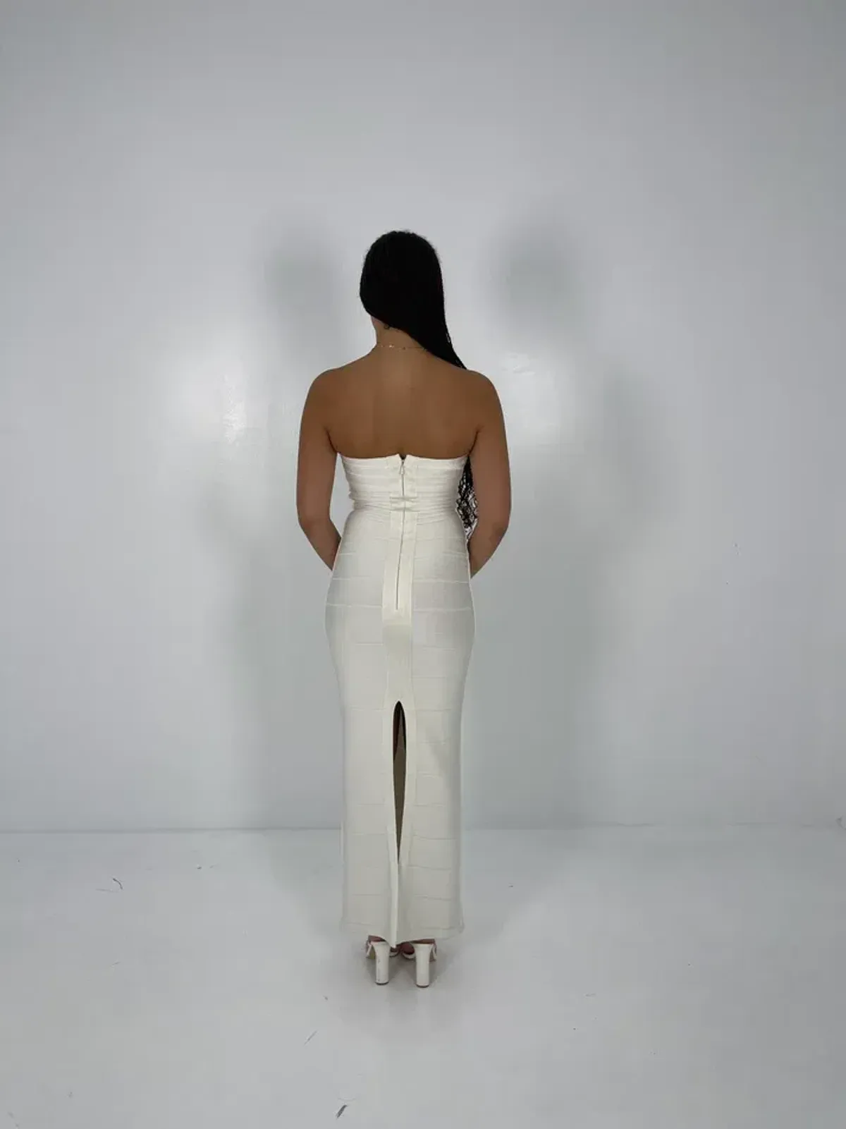 Herve Leger White Bandage Gown Size S / AU 8 - Image 2