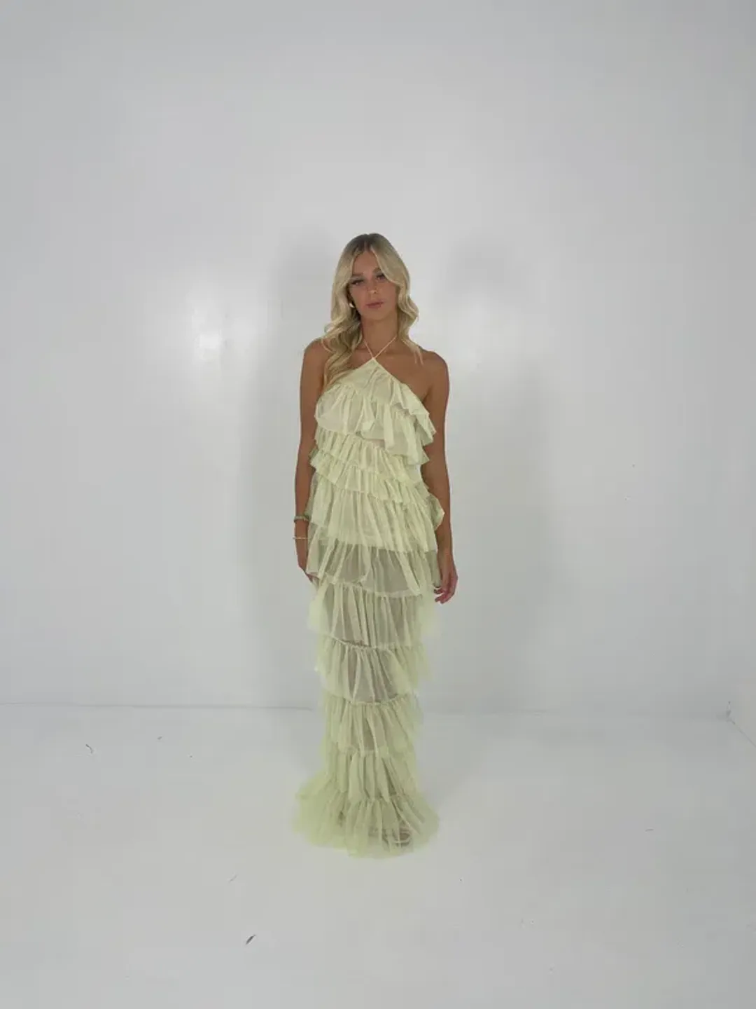 The Bar Limoncello Henri Gown Size XS / AU 6 for rent on The Volte - main image