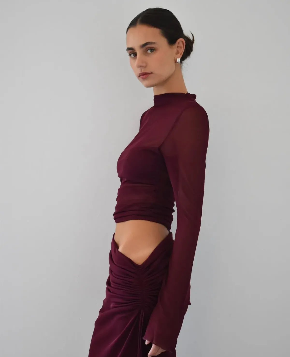 Benni Mable Maxi Dress in Plum Size 10 - Image 4