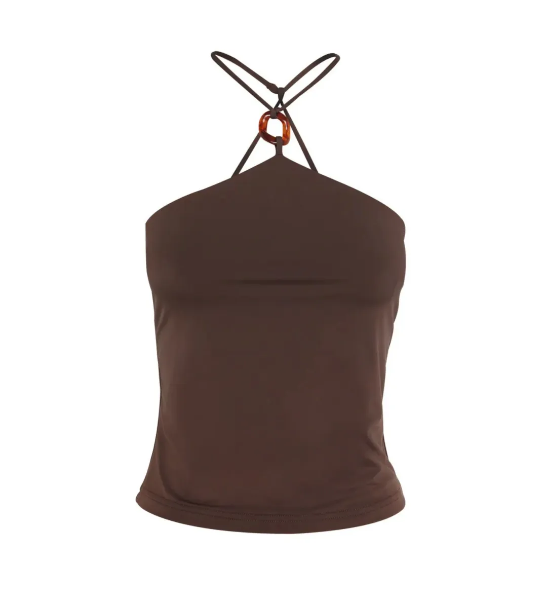 Sasha Therese Lyra Tank and Maxi Skirt Set Chocolate Size AU 8 for rent on The Volte - main image