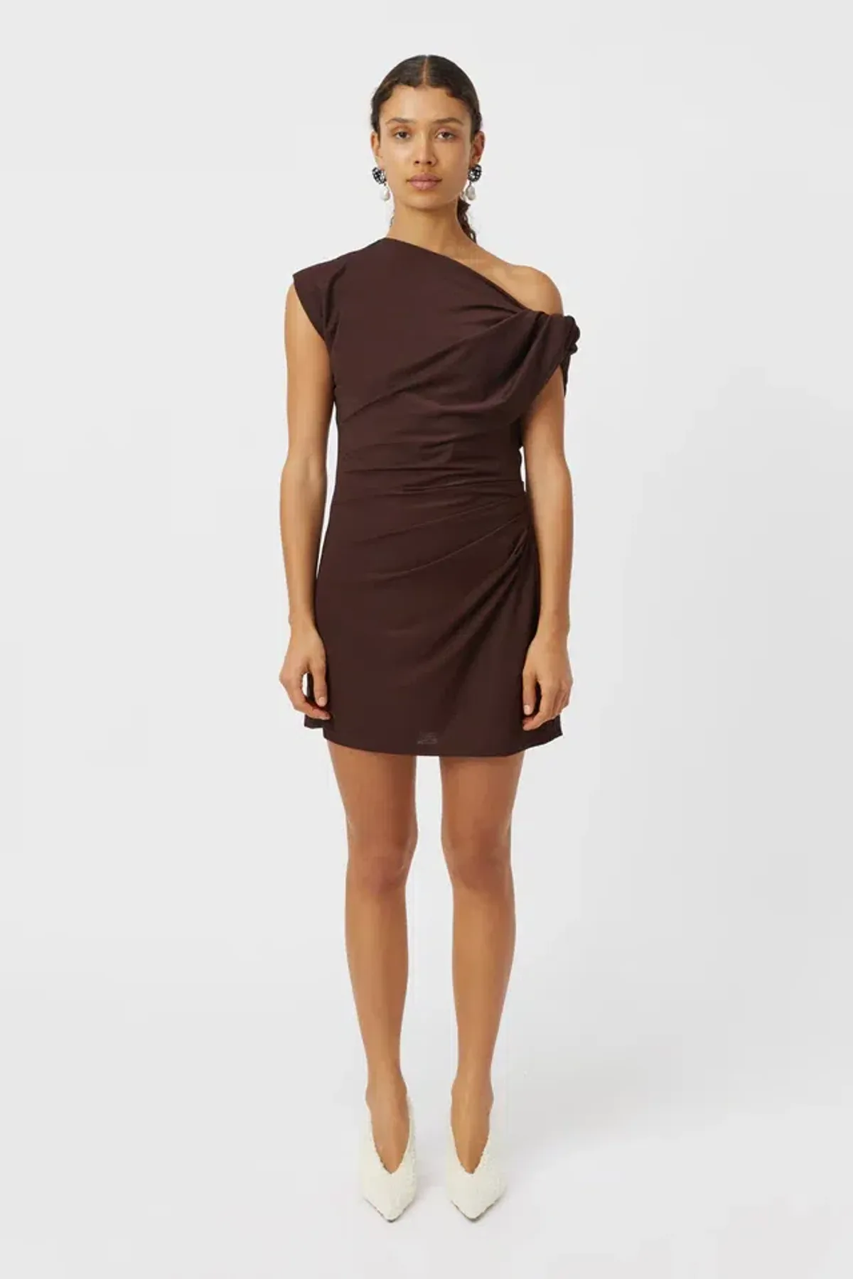 Camilla and Marc Annalise Mini Dress Chocolate Brown Size 8  - Image 1