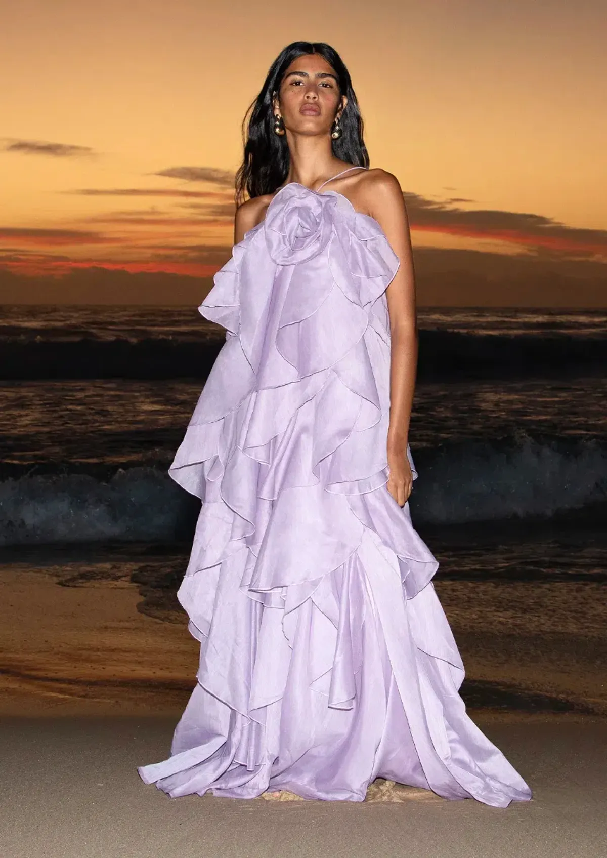 Aje Pandorea Layered Maxi Dress Size AU 10 - Image 5