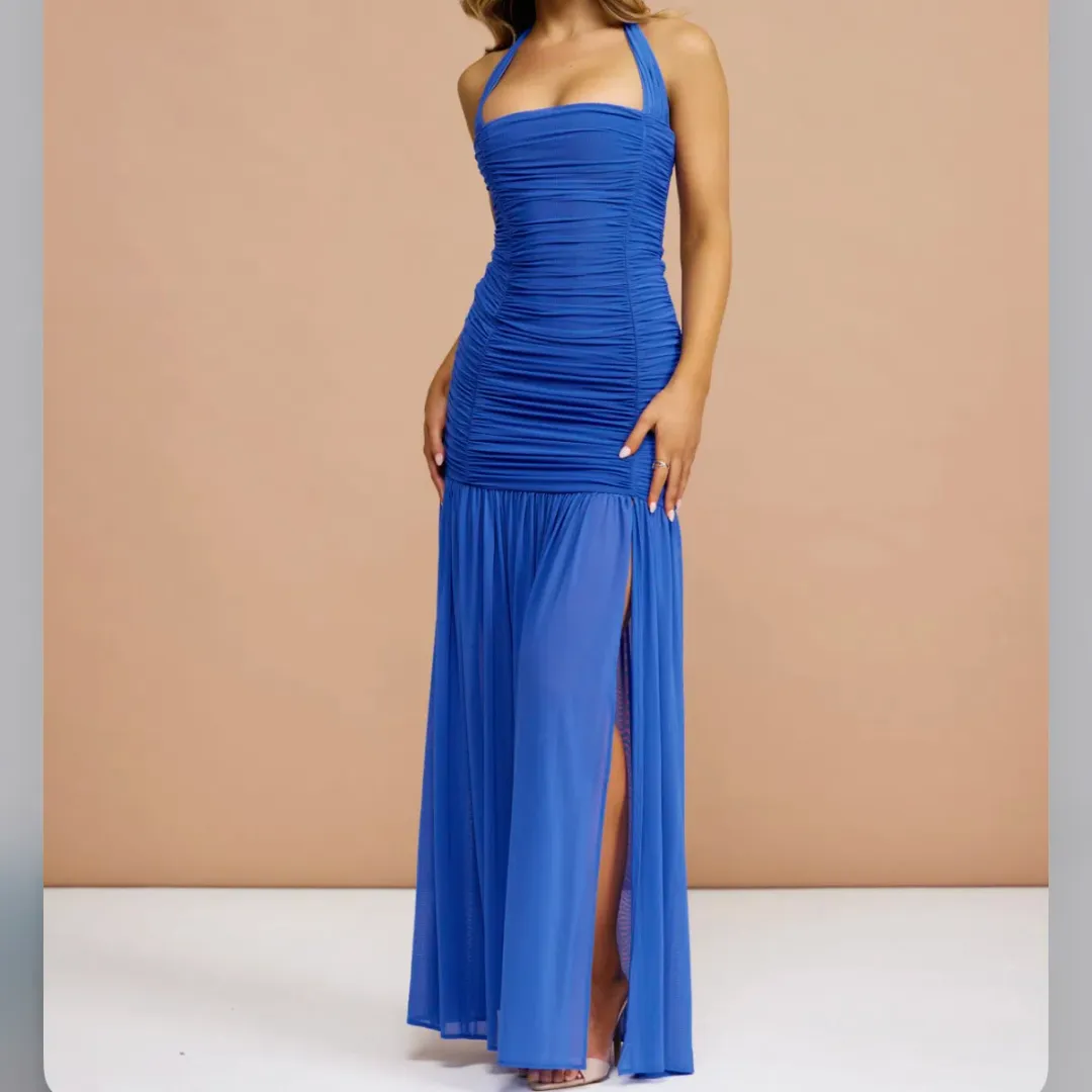 Nookie Thrill Gown In Blue Size Xs /Au 6  for rent on The Volte - main image