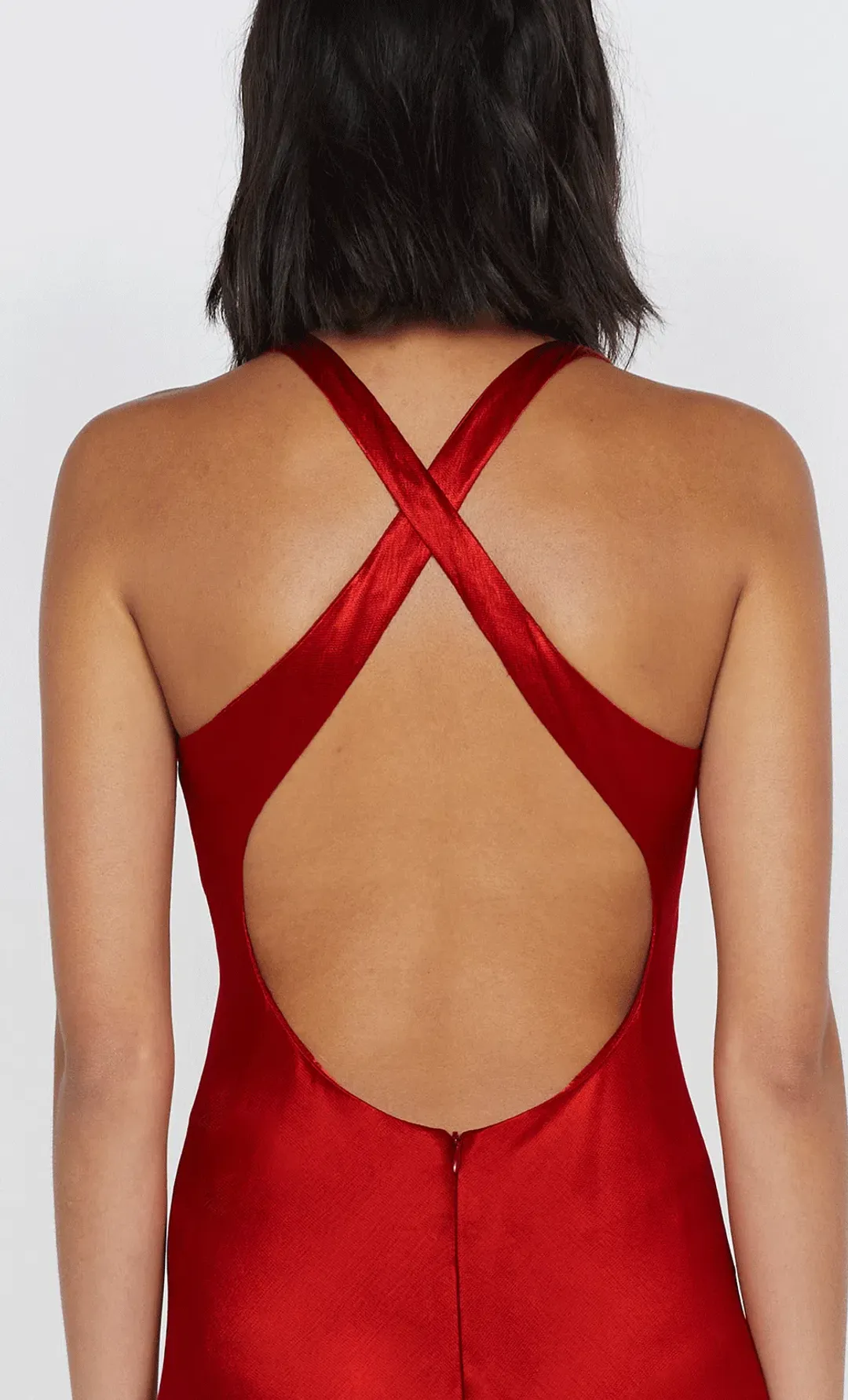 Bec & Bridge Maxina Crossover Dress Rouge Size 6 for rent on The Volte - main image