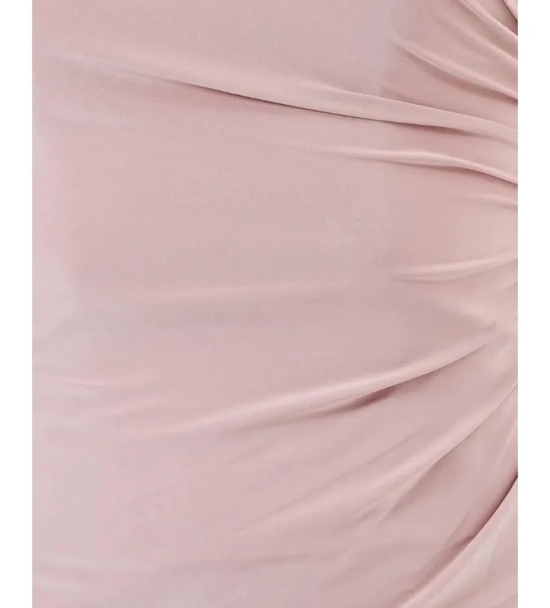 Skiva Strapless Split Evening Maxi Dress Latte Blush Size AU 6 for rent on The Volte - main image