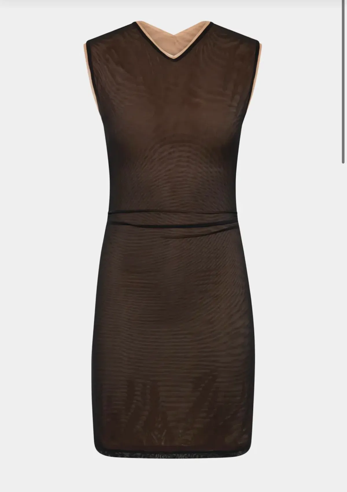 Sir the Label Delta Overlay Mini Dress Sepia Size AU 6 - Image 6