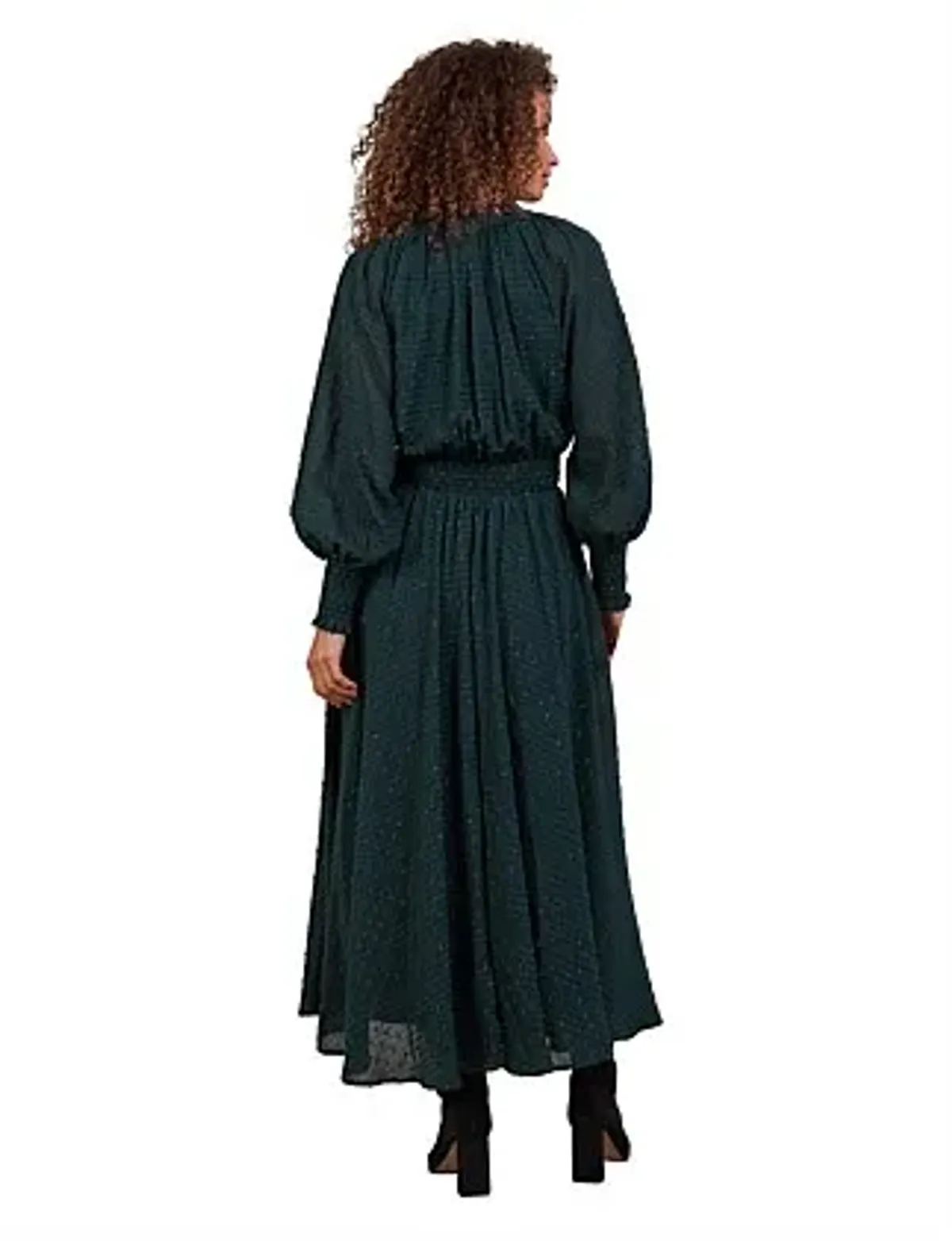 Eb&ive Ayana Maxi Dress Peacock Size M/Au 10  - Image 4