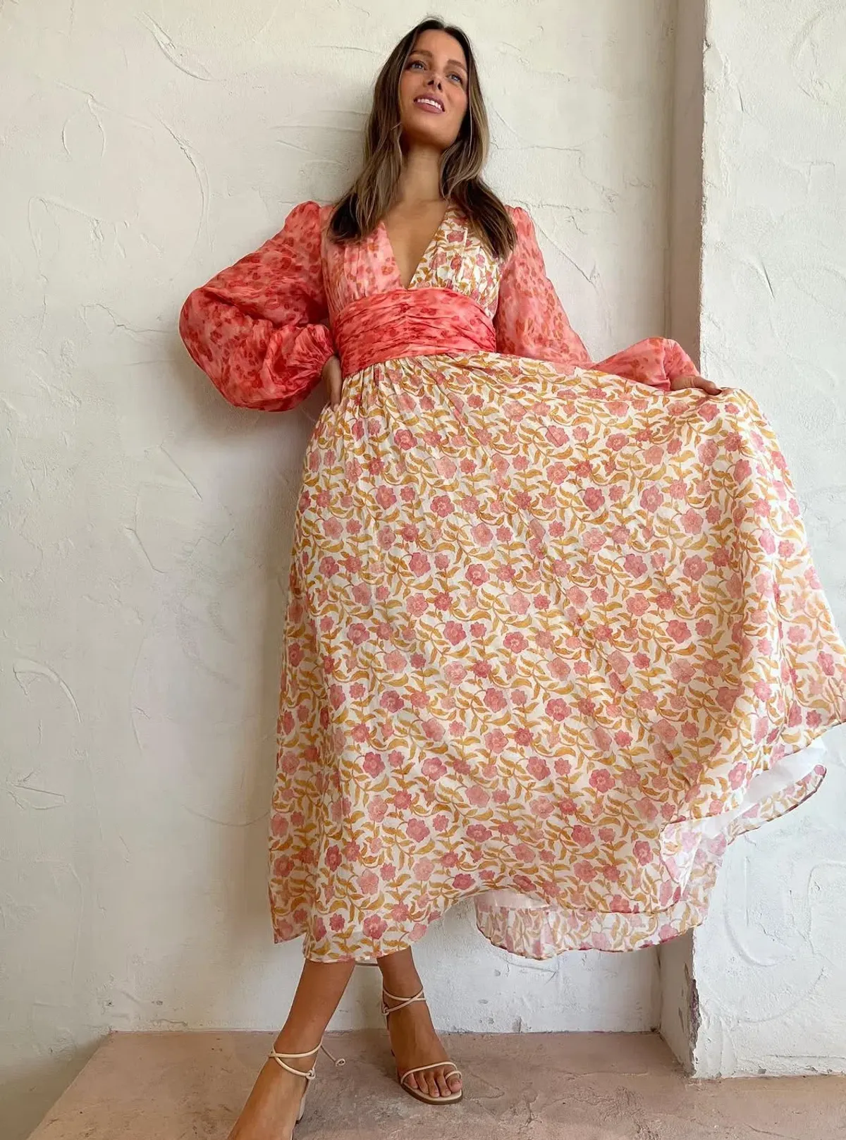 Kate Ford The Argos Neck Tie Gown in Chloe Size 8 - Image 1