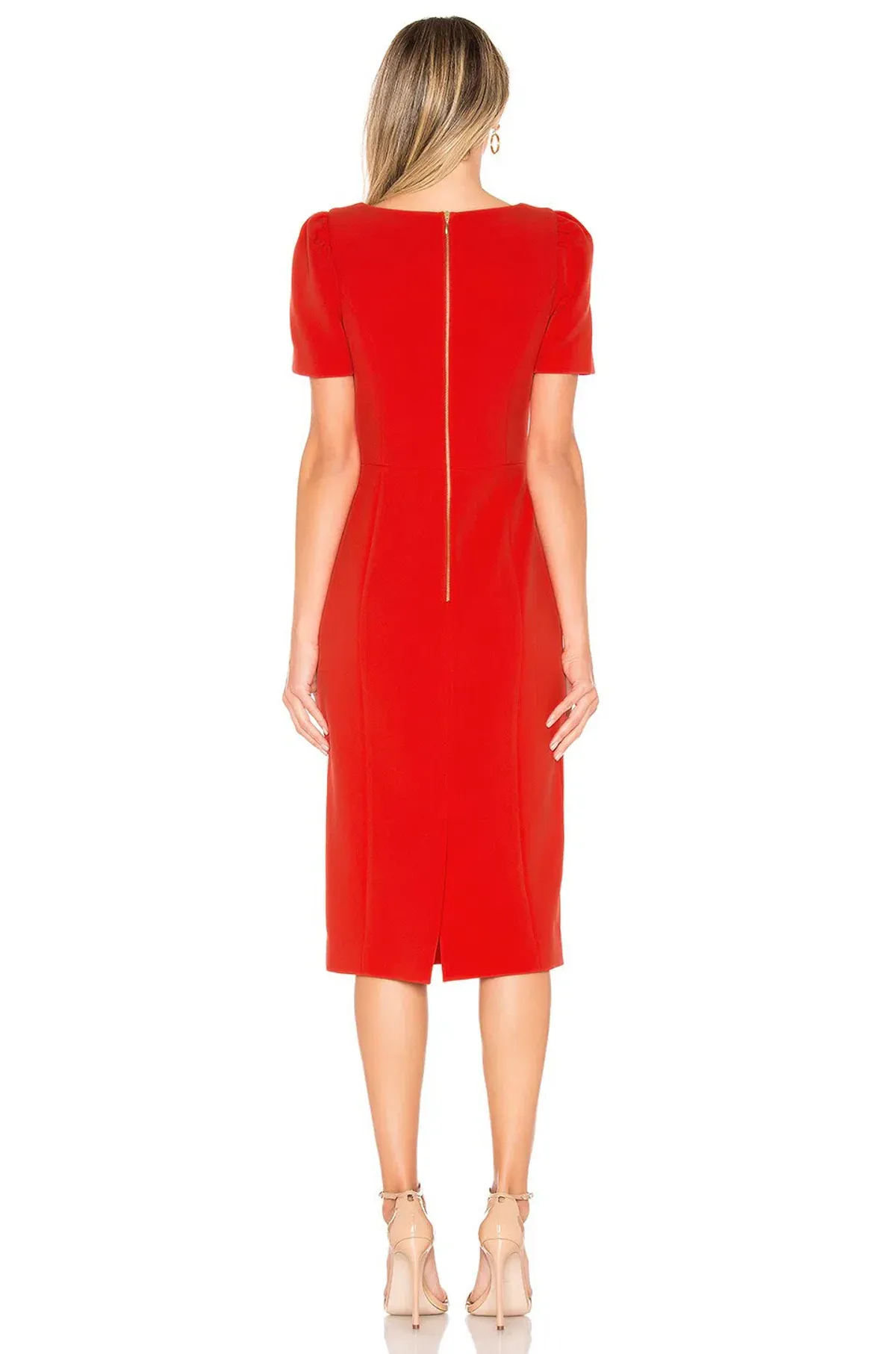 Rebecca Vallance L'Amour Midi Dress Red Size 12 - Image 2