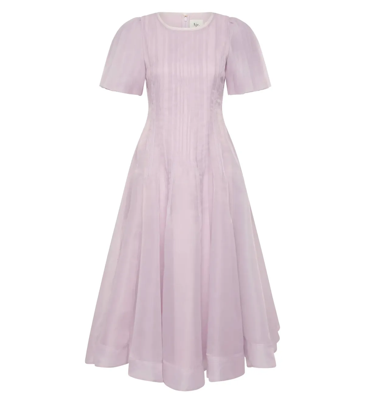 Aje Nova Pleated Midi Dress Size AU 12 - Image 6