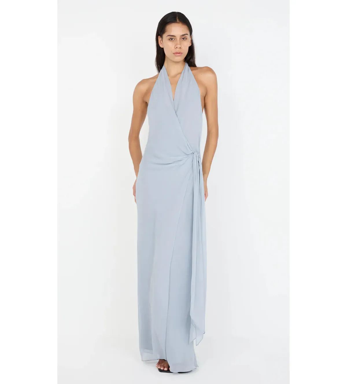Bec and Bridge Soneva Wrap dress in Cloud Blue Size S / AU 8 - Image 1