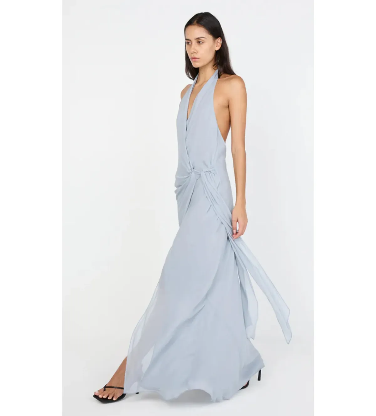 Bec and Bridge Soneva Wrap dress in Cloud Blue Size S / AU 8 - Image 2
