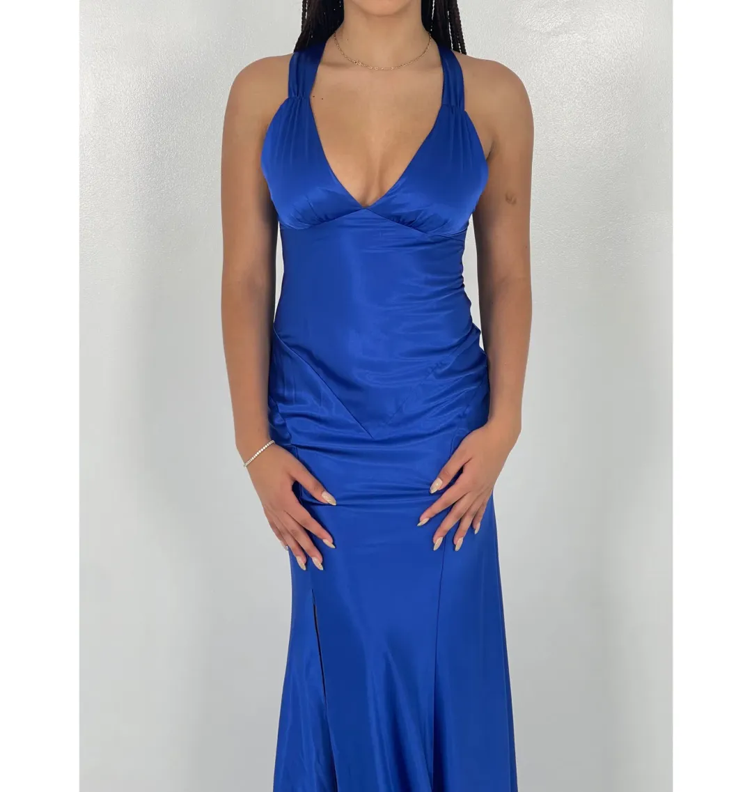 Ruth Tarvydas Aries Gown Blue Size 6 for rent on The Volte - main image