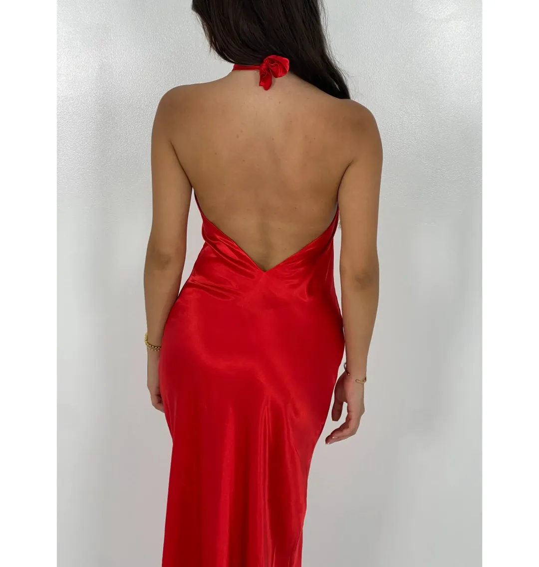 YLD Design Crossover Maxi Dress Red Size S / AU 8 for rent on The Volte - main image