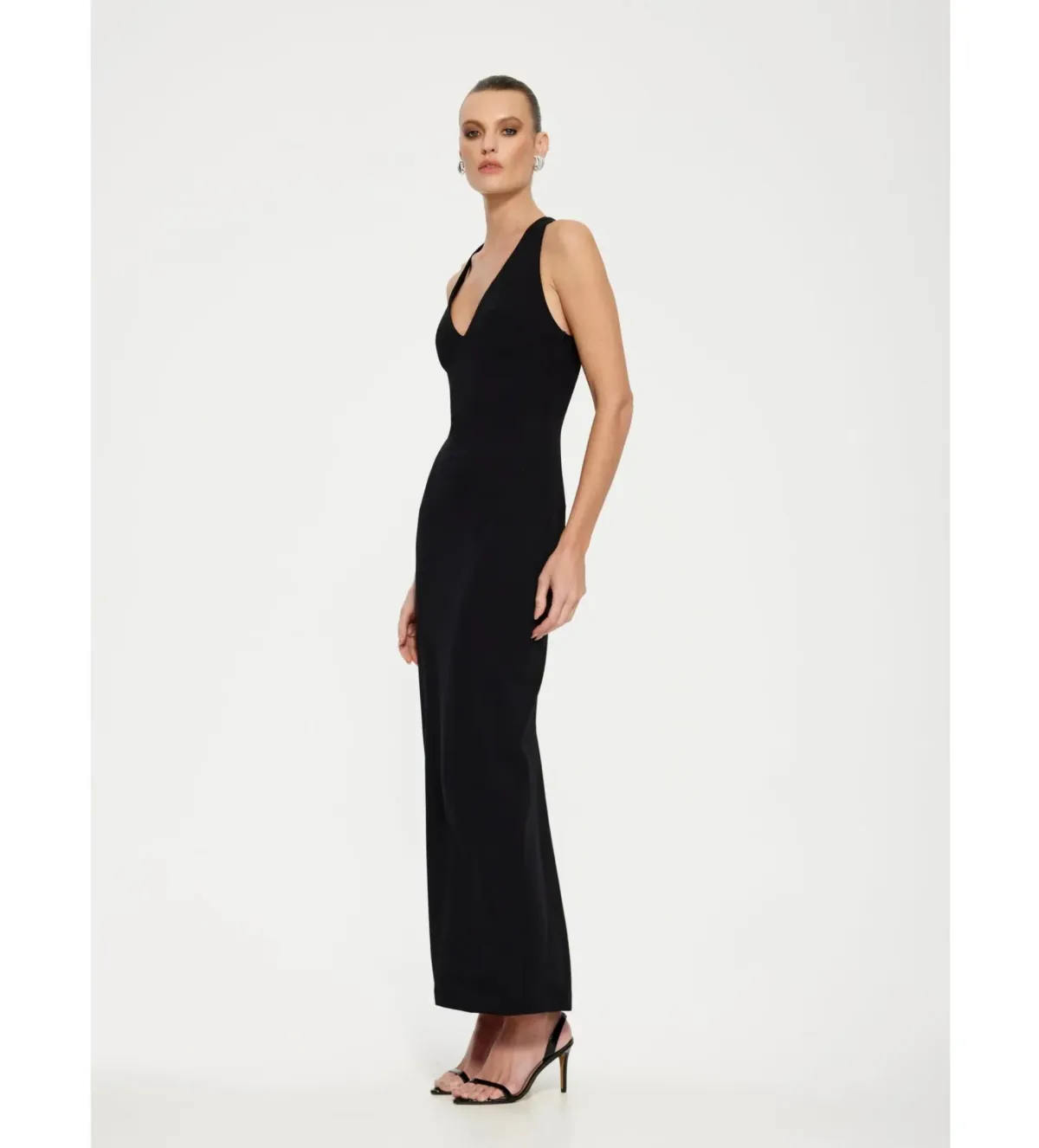 Effie Kats Black Eiza Gown in Black Size XS/ AU 6 - Image 2