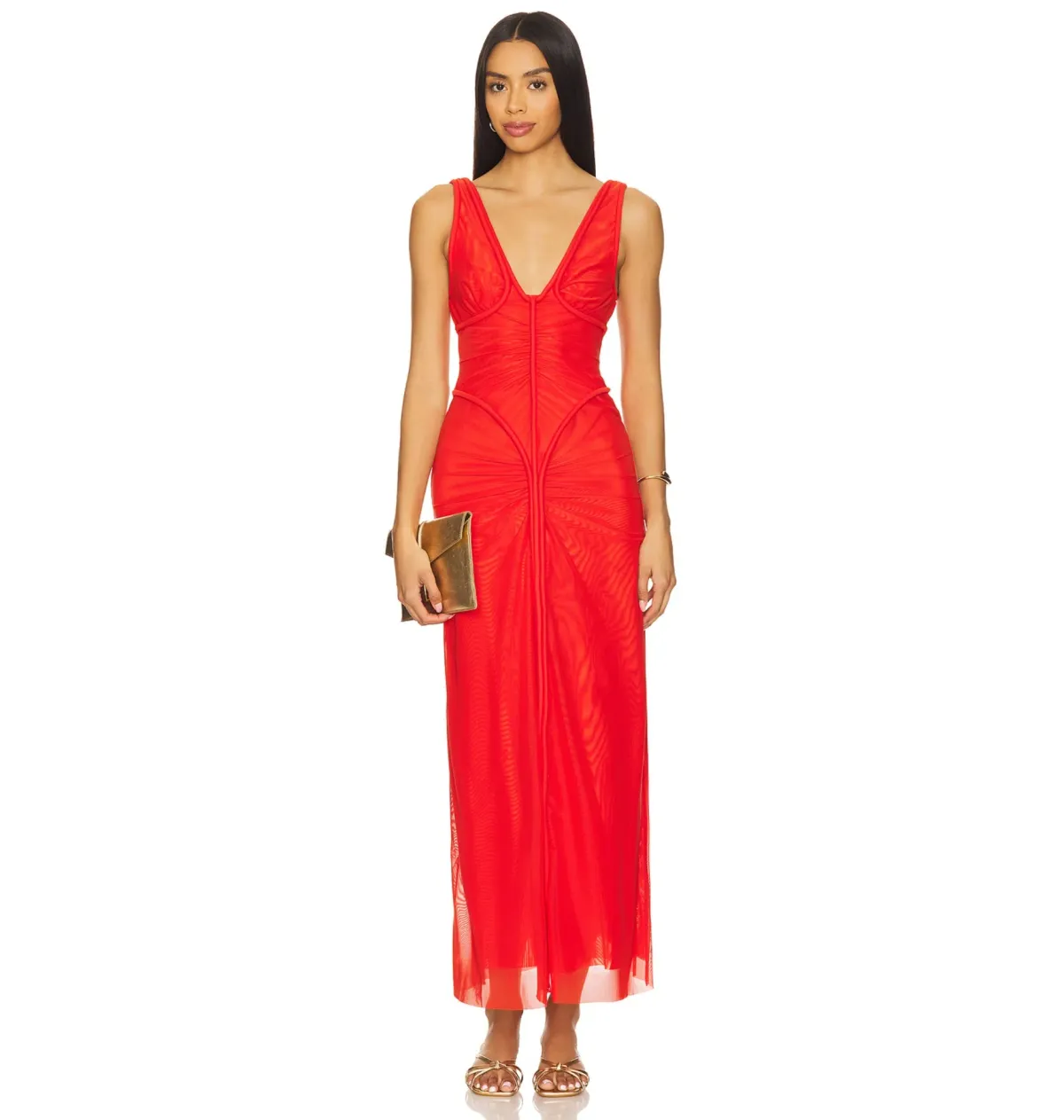 Significant Other Tillie Maxi Dress Red Size S / AU 8 - Image 1