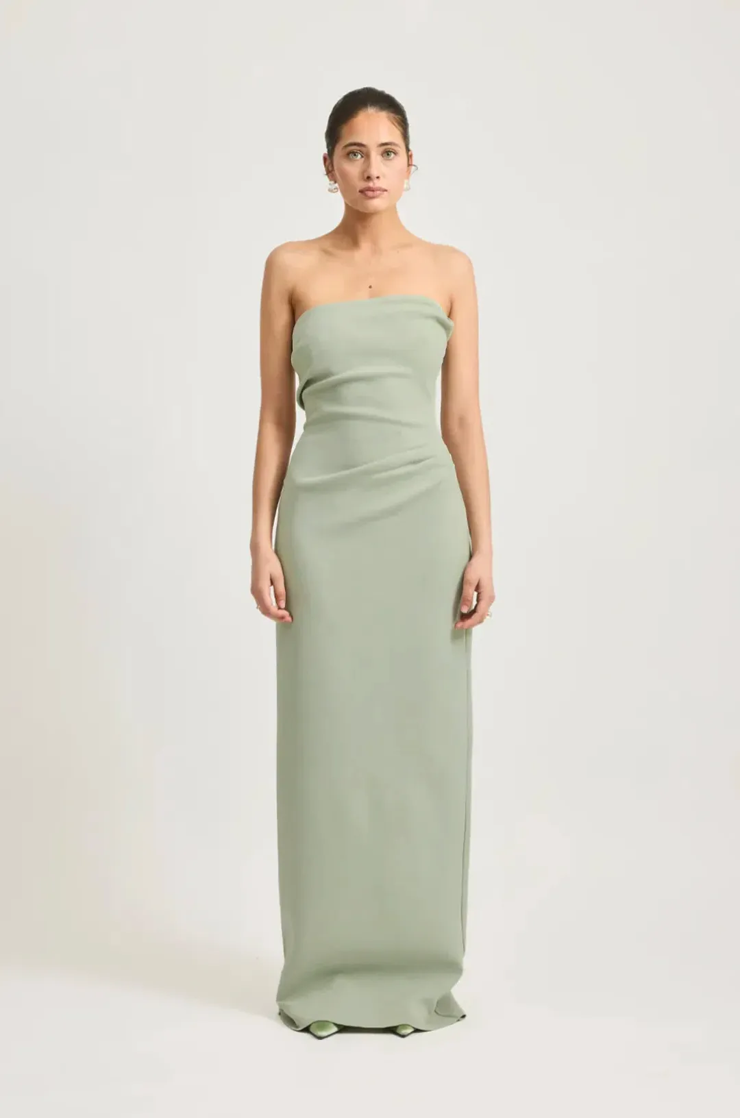 Tojha Desiree Dress Sage Size S / AU 8 for rent on The Volte - main image