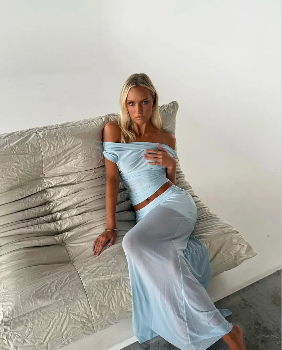 Ance Gria  Grace Set Blue Size M/Au 10 for rent on The Volte - main image