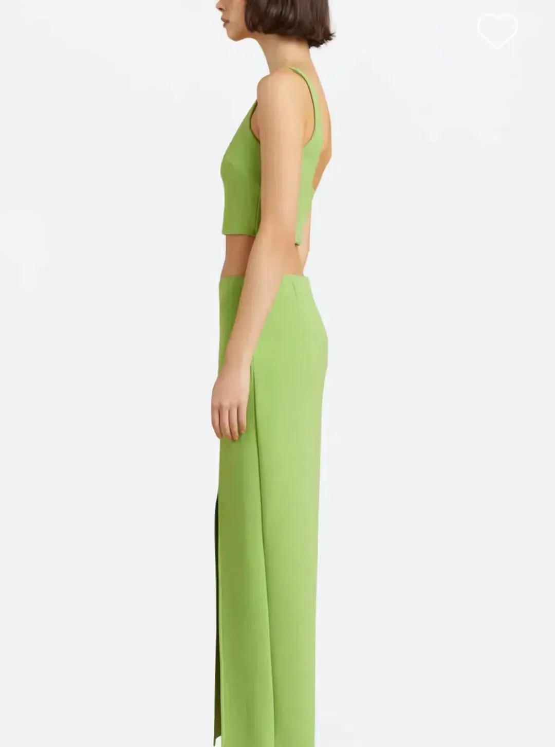 Bec & Bridge Karina Maxi Skirt & Bodice Sweet Pea Green Size 8 for rent on The Volte - main image