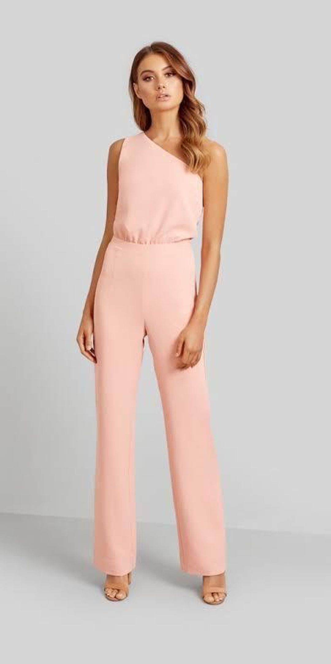 Kookai Aria Jumpsuit in pink size 10 for rent on The Volte - main image
