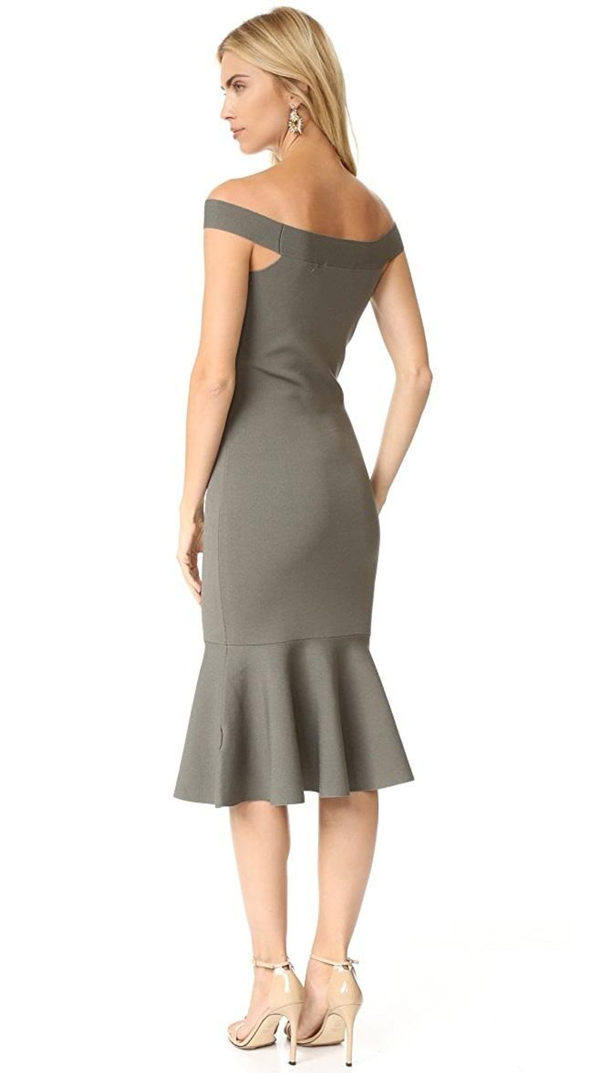 Keepsake the Label If Only knit dress in khaki size 8 - Image 2