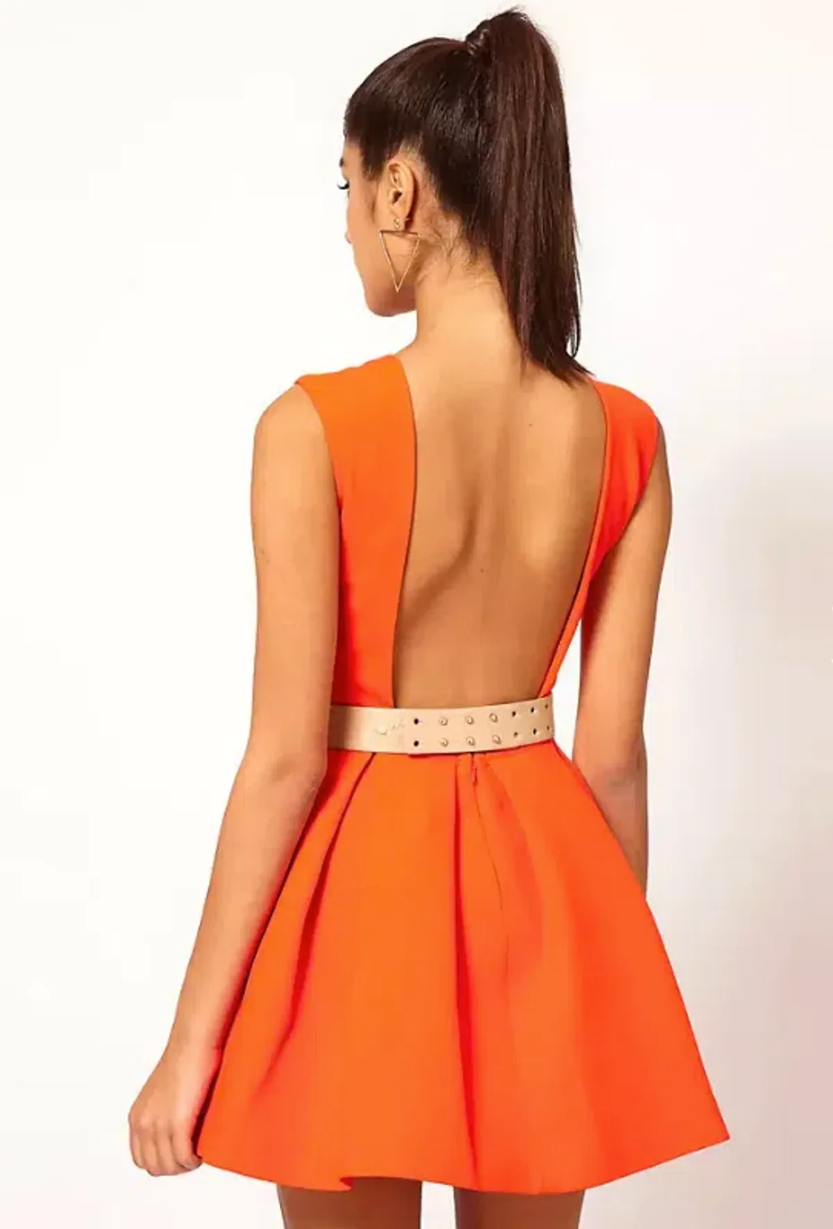 AQ/AQ Floyd Mini Dress Orange Size 6 - Image 2