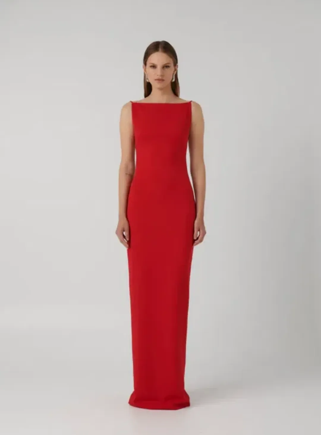 Effie Kats Gabbi Gown Maxi Red Size AU 14 for rent on The Volte - main image