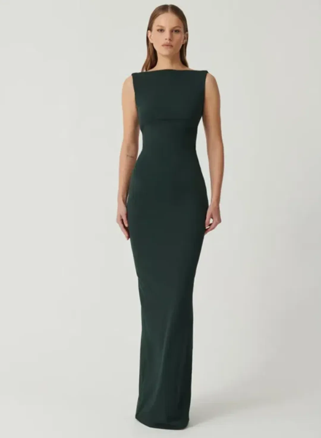 Effie Kats Verona Gown Sacramento Maxi Green Size AU 10 for rent on The Volte - main image