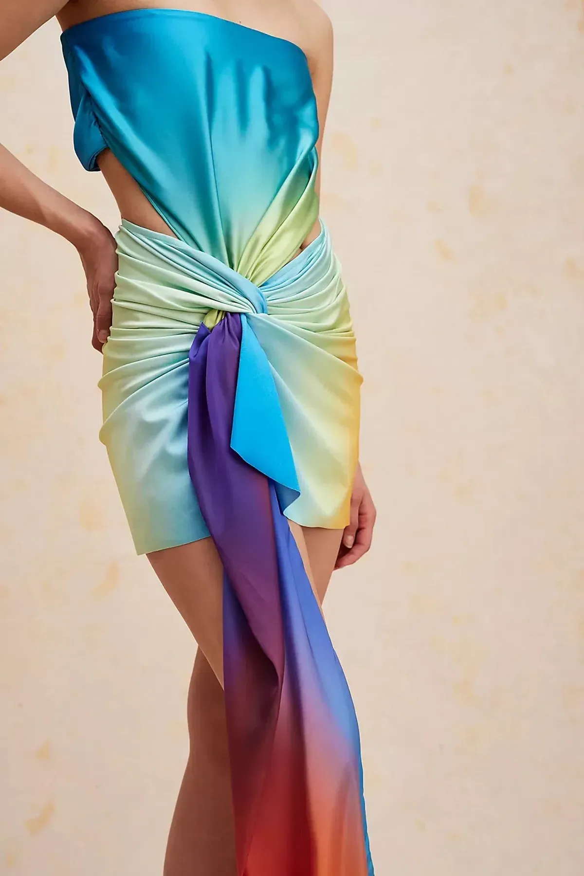 Baobab Mar Papagayo Mini Dress Print Size 10 - Image 3