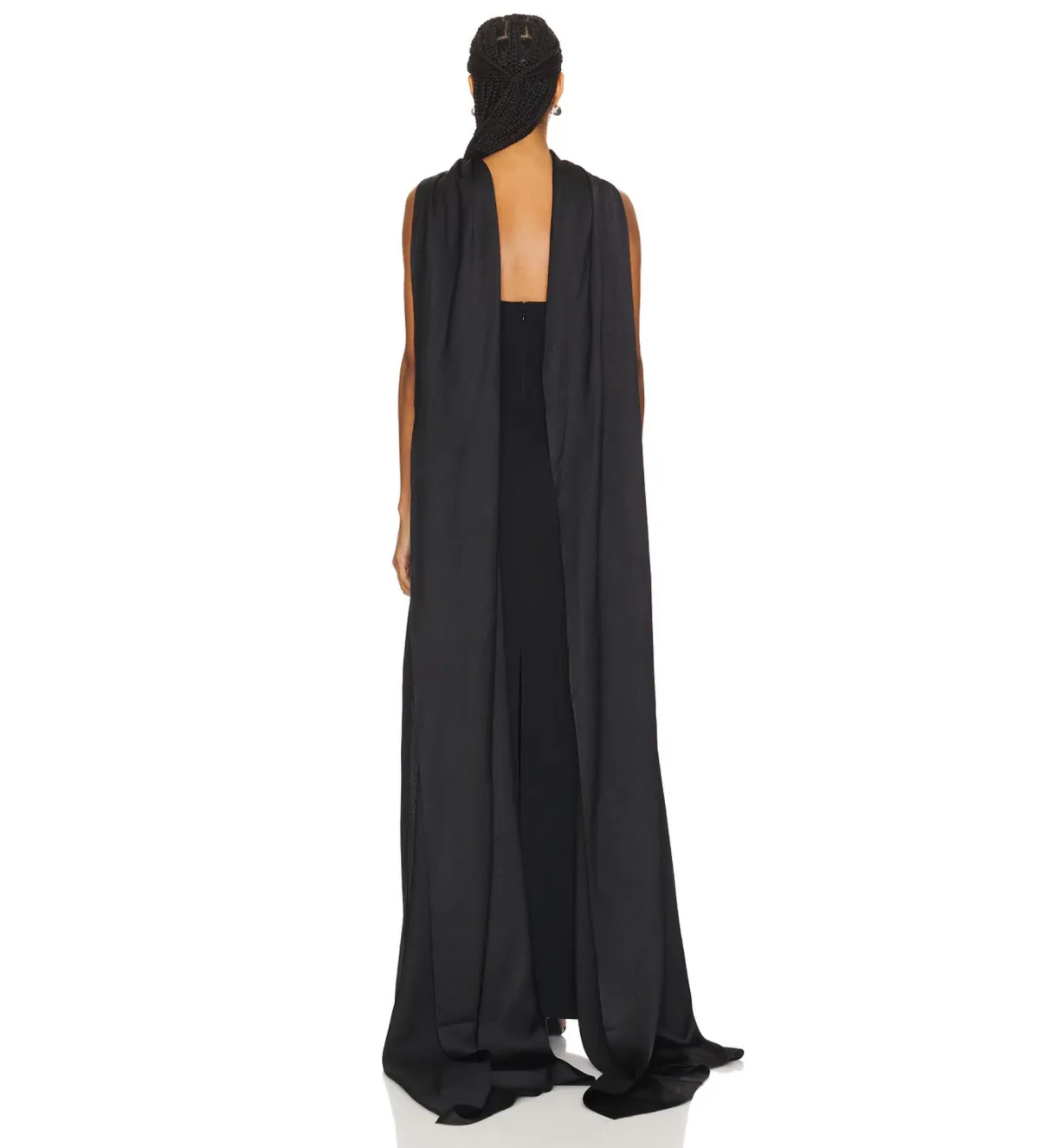 Solace London Ophelia Maxi Dress Black Size AU 12 - Image 5