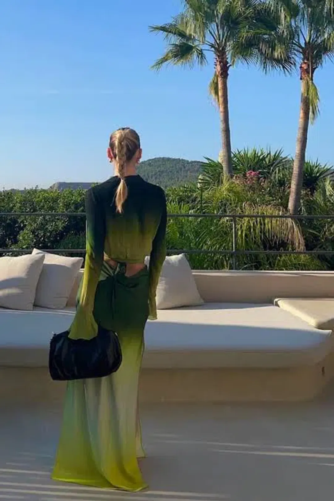 Rat & Boa Cypress Set Maxi Green Size AU 10  for rent on The Volte - main image