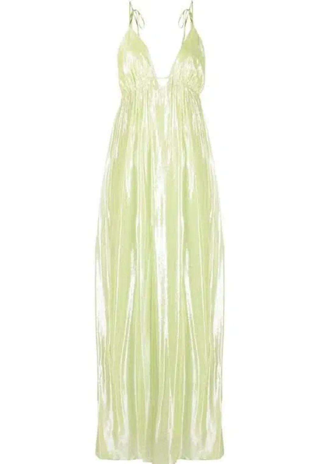 Manning Cartell Neon Heart Maxi Dress Lime Green Size 10 for rent on The Volte - main image