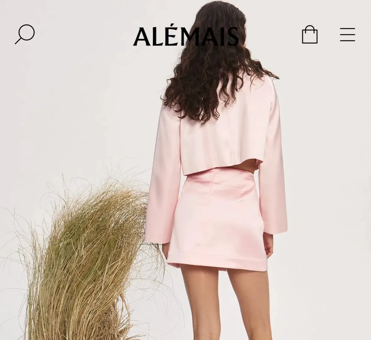 Alemais Inez Skirt & Cindy Embellished Exclusive Top Pink Size AU 14 - Image 7