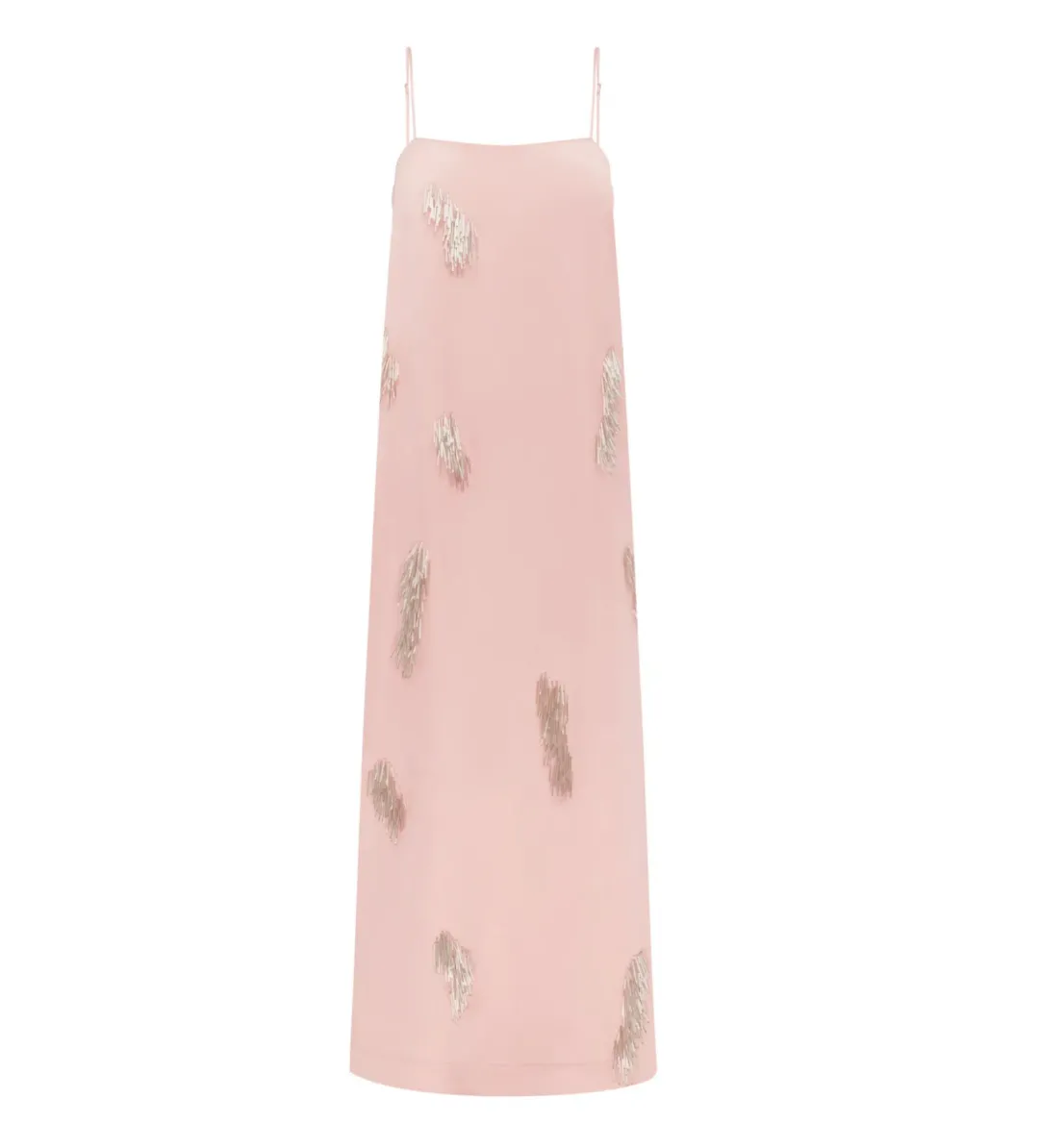 Alemais Cindy Embellished Slip Dress Pink Size 10  for rent on The Volte - main image