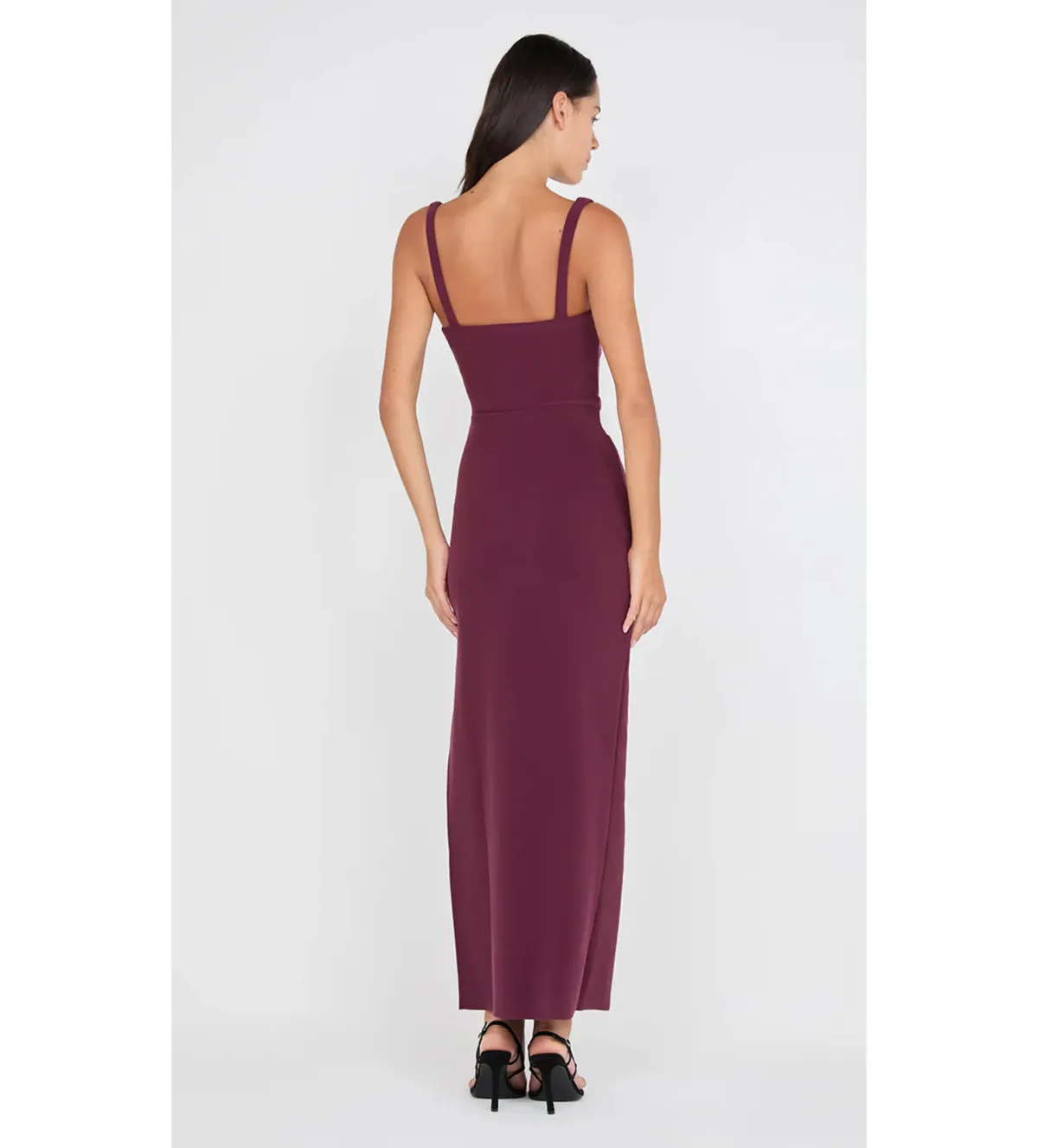Bec & Bridge Leora Tuck Maxi Dress in Plun Size AU 6 - Image 4
