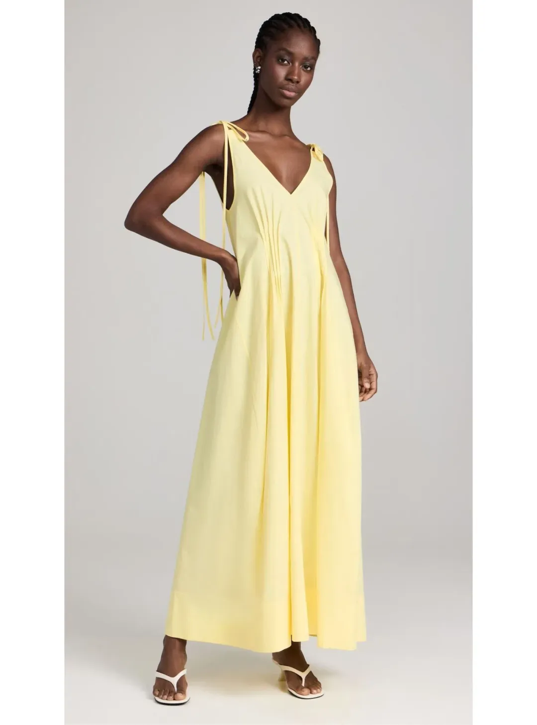 Lee Mathews Andy Maxi Dress Lemon Yellow Size 14 for rent on The Volte - main image